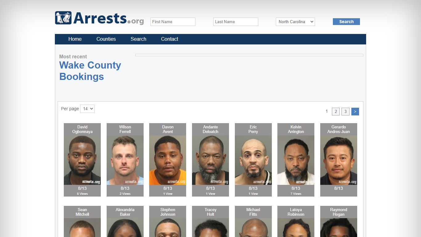 Wake County Arrests and Inmate Search